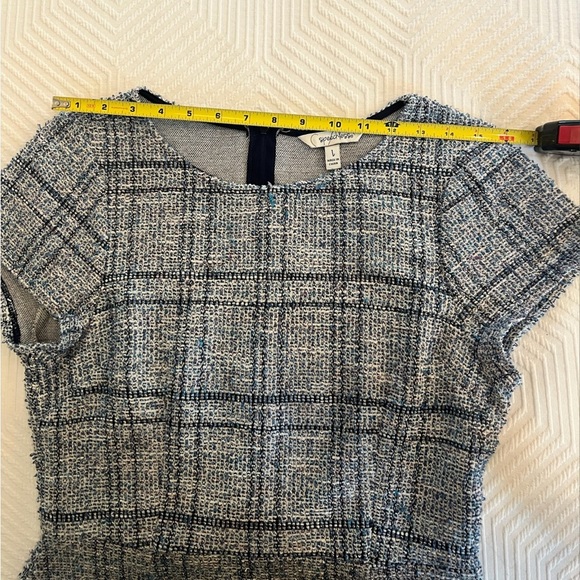 Speechless Blue and White Textured Dress - Picture 8 of 12